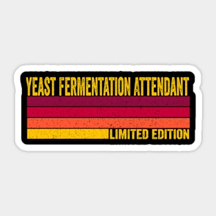 Yeast Fermentation Attendant Sticker